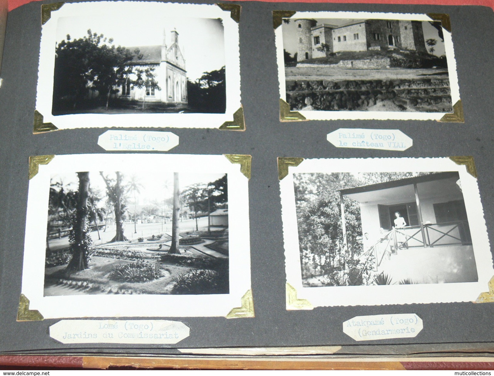 MAGNIFIQUE ALBUM 1948 A 1951 / AOF / TOGO / LOME / CONAKRY / ANEHO /  200 PHOTOS  ETHNIQUE / ADMINISTATION / EVENEMENT