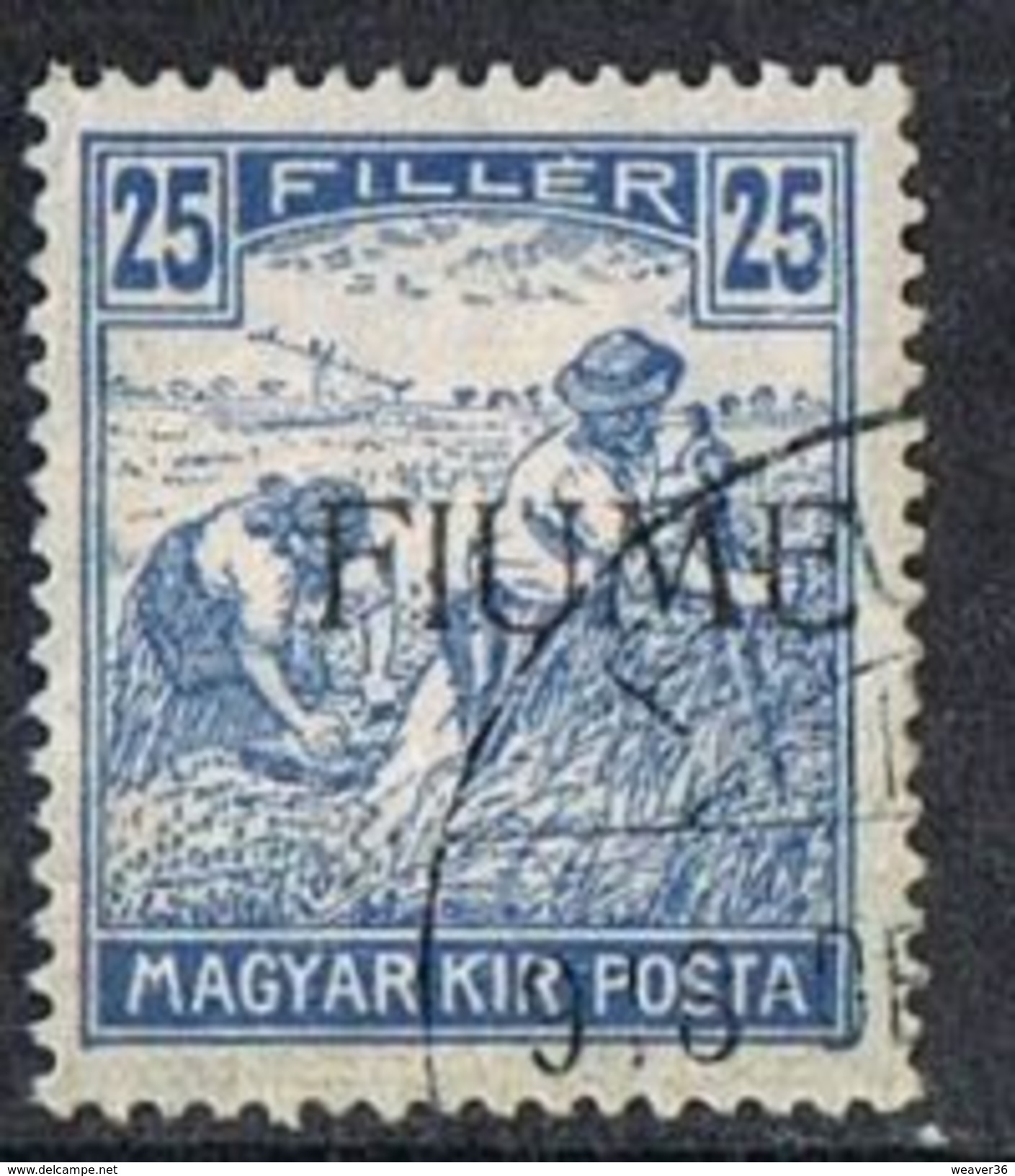 Fiume SG10 1918 Definitive 25f Fine Used [12/12579/7D] - Fiume