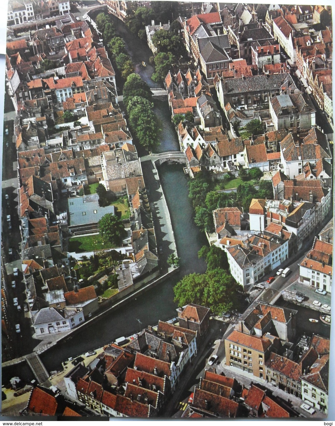 Belgique Vue Aérienne Luchtfoto Air View 26 Cm X 33 Cm - Bruges (Brugge) - Affiches