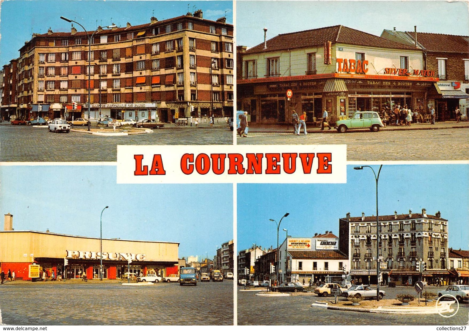 93-LA COURNEUVE- LE CARREFOUR DES 4 ROUTES , MULTIVUES - La Courneuve