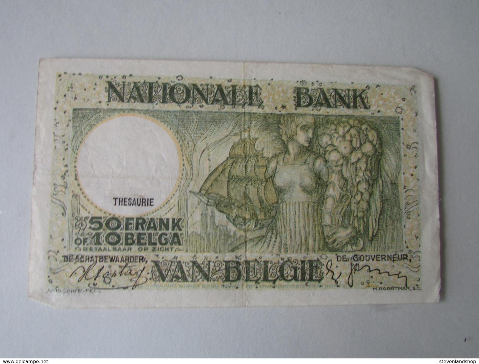 Nationale Bank Van Belgie : 50 FRANK Of 10 BELGA 1938 - 50 Francs