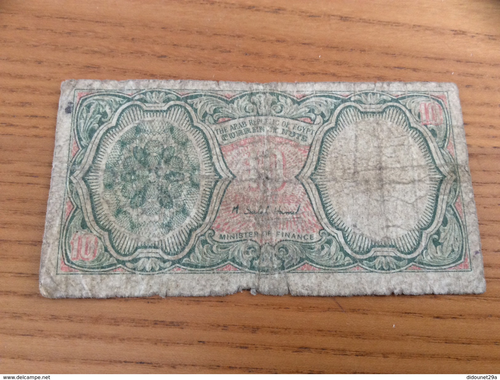 Billet De Banque EGYPTE "10 Piastres" 1940 - Egipto