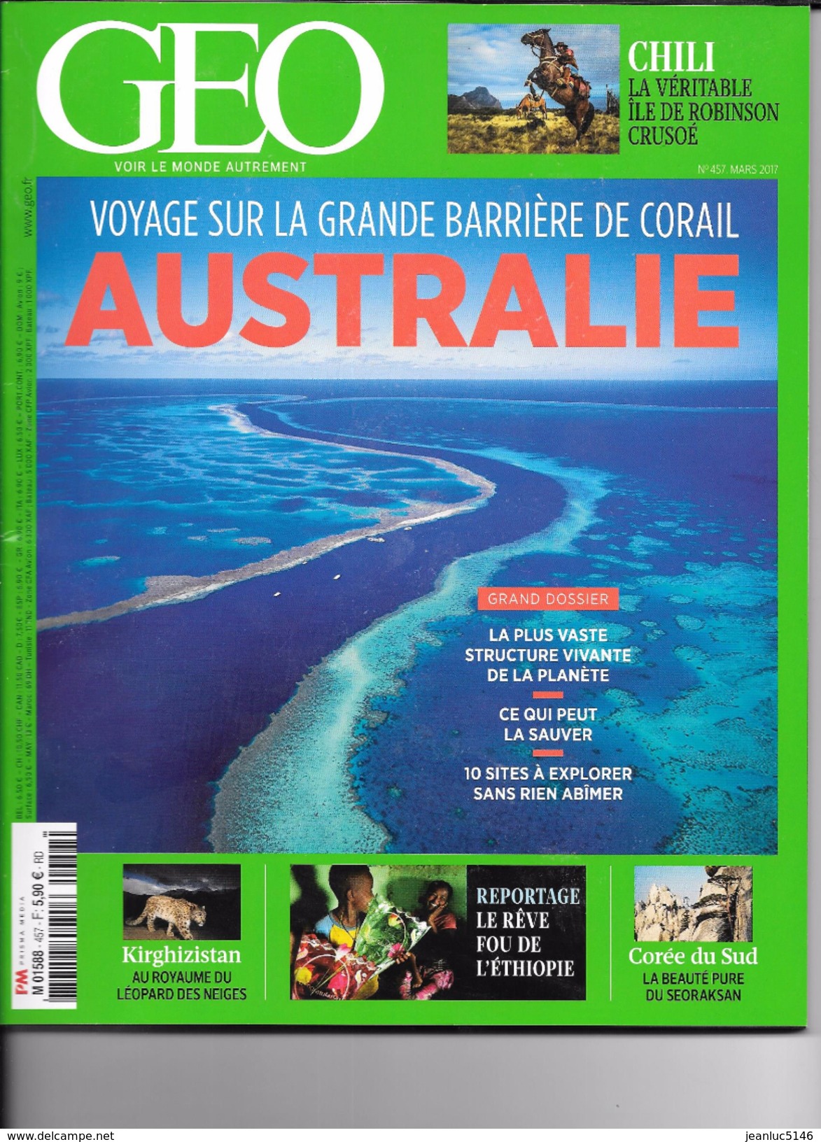 Géo N°457. L´Australie. - Geography