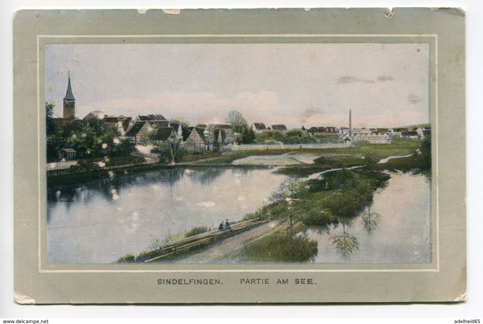 CU/ Sindelfingen (Böblingen) 1908 Partie Am See Verlag Röhm - Sindelfingen