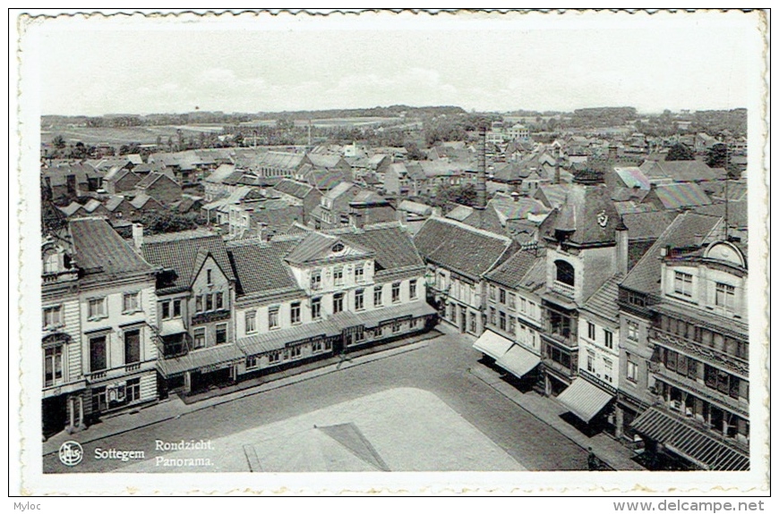 Zottegem/Sottegem. Rondzicht.  Panorama. - Zottegem