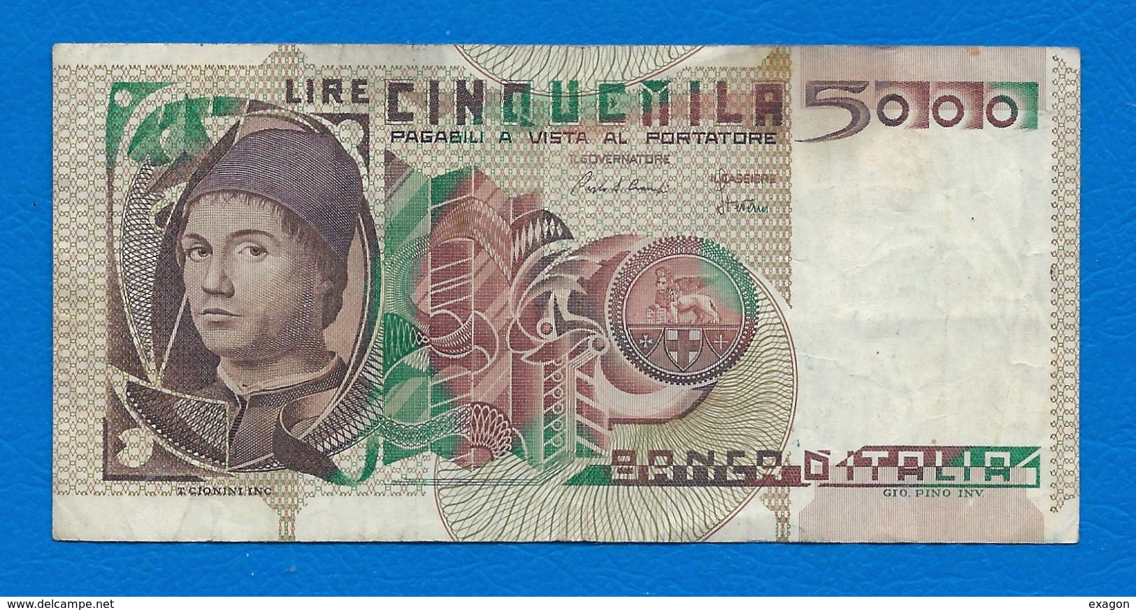 5.000  LIRE - ANTONELLO DA MESSINA   - ANNO 1980  - Firme: CIAMPI / STEFANI. - 5000 Lire