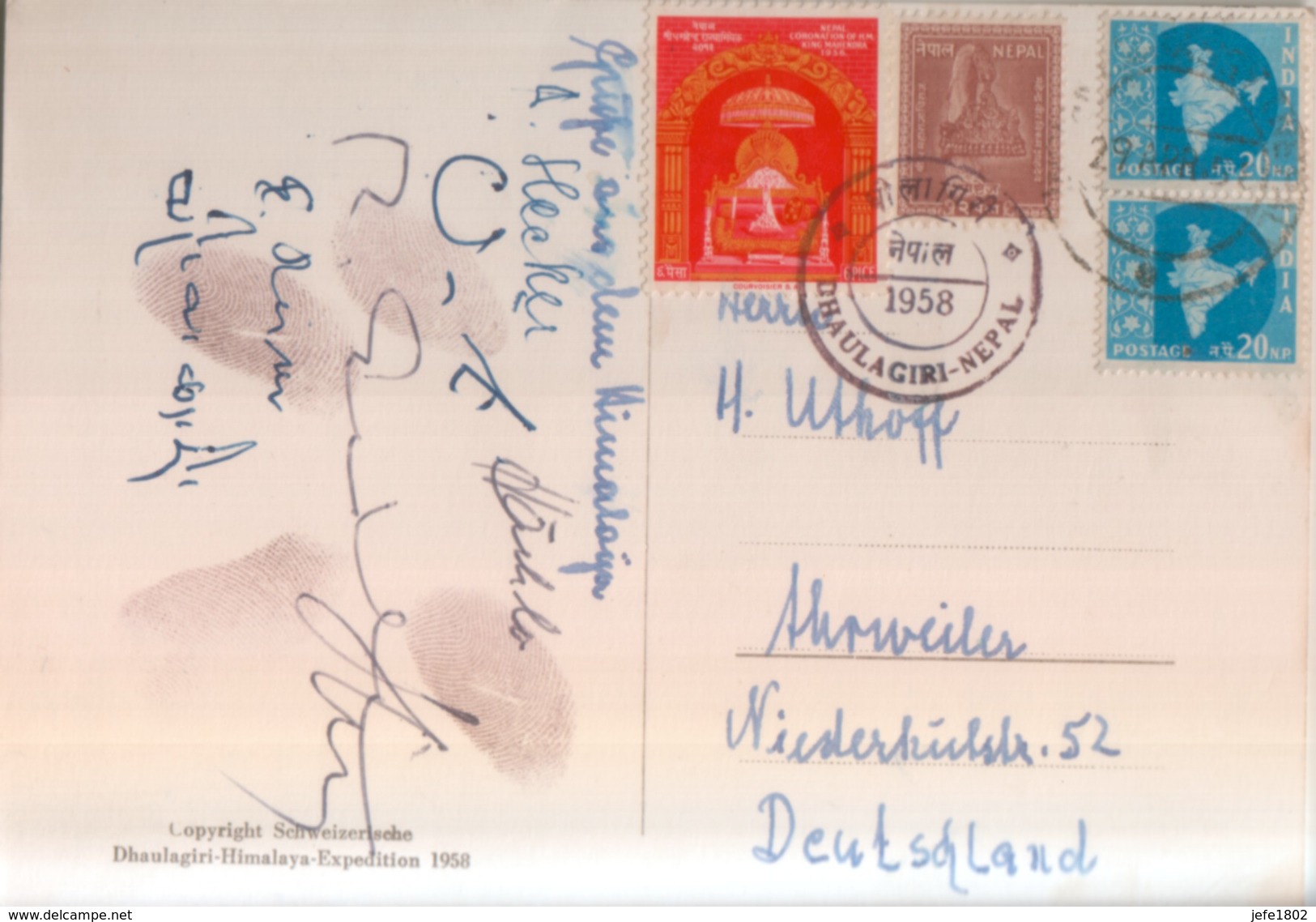 Dhaulagiri - Himalaya - Expedition 1958 - Bergsteigen