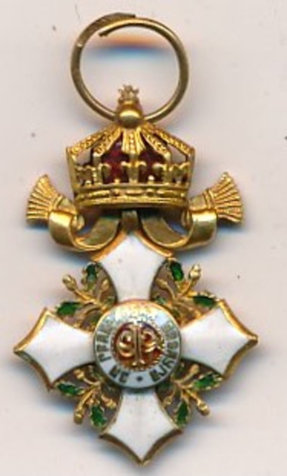 BULGARIE : Ordre Royal Pour Mérite Civil, Institué En 1891- Réduction - Autres & Non Classés