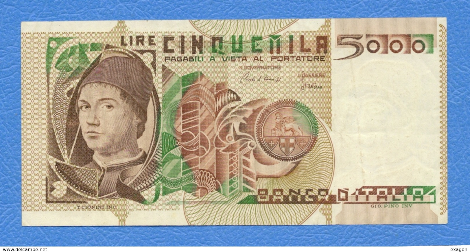 5.000  LIRE - ANTONELLO DA MESSINA   - ANNO 1982  - Firme: CIAMPI / STEFANI. - 5.000 Lire