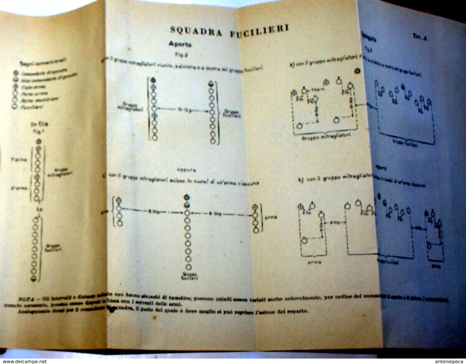 ITALIA . LIBRO MILITARE "ADDESTRAMENTO DELLA FANTERIA" DEL 1939 - War 1939-45