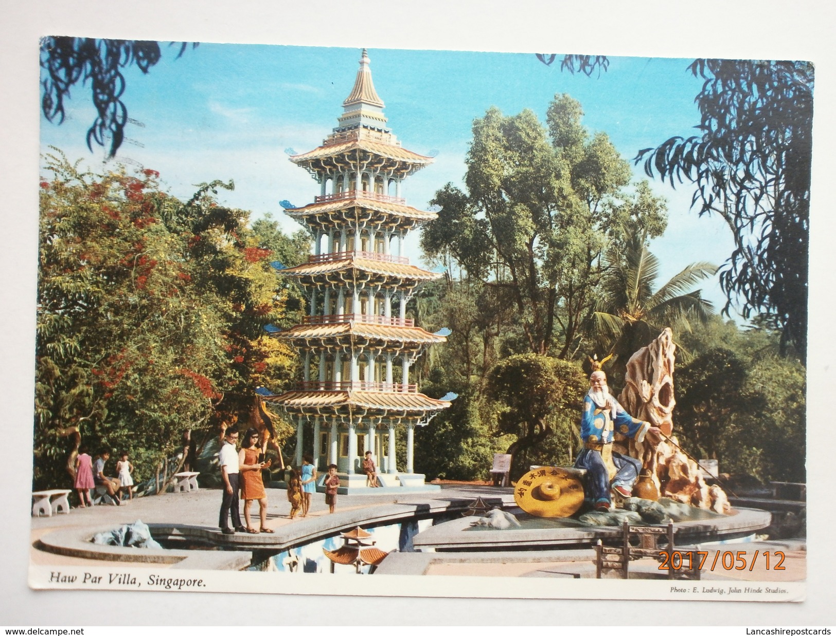 Postcard Haw Par Villa Singapore By John Hinde Postally Used 1977 My Ref B21267 - Singapore