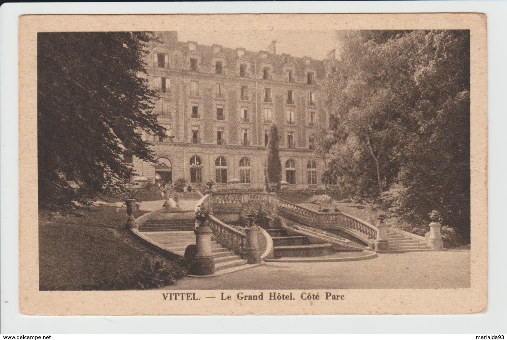 VITTEL - VOSGES - LE GRAND HOTEL - COTE PARC - Vittel