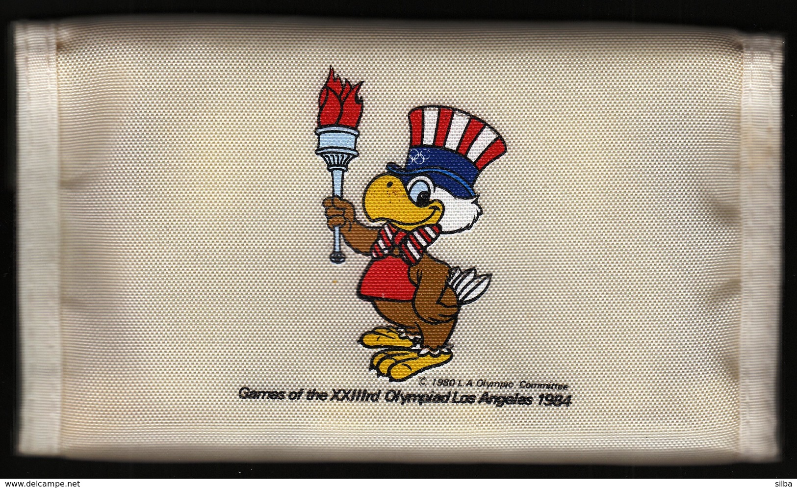 United States 1984 / Olympic Games Los Angeles / Bag Wallet / Torch / USA Sam The Eagle - Uniformes Recordatorios & Misc