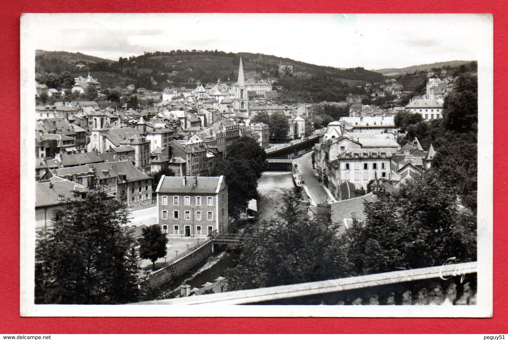 19. Tulle. Vallée De La Corrèze. Cathédrale Notre-Dame. Café-Hôtel De L'Europe. Franchise 405ème RADCA. 1942 - Tulle