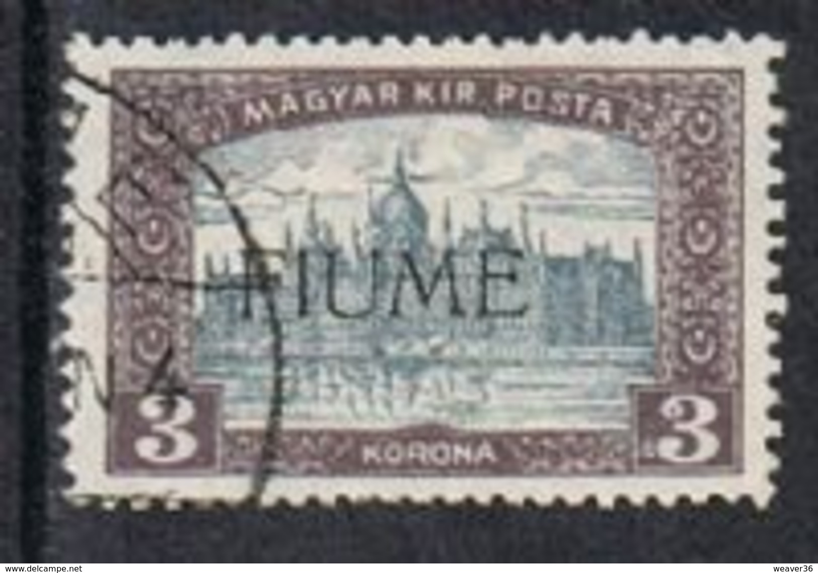 Fiume SG18 1918 Definitive 3k Fine Used FILLER [12/12589/7D] - Fiume