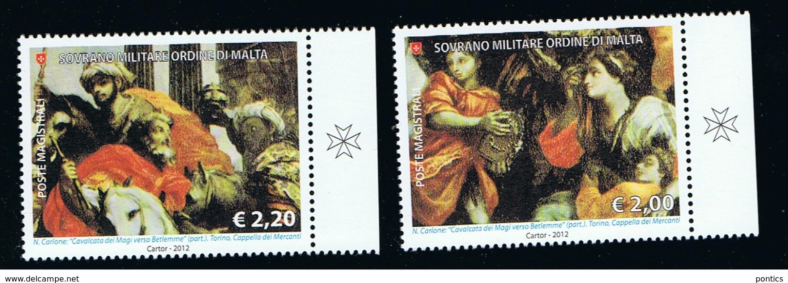 2012 - SMOM - D11 - MNH SET OF 2 STAMPS  ** - Malte (Ordre De)