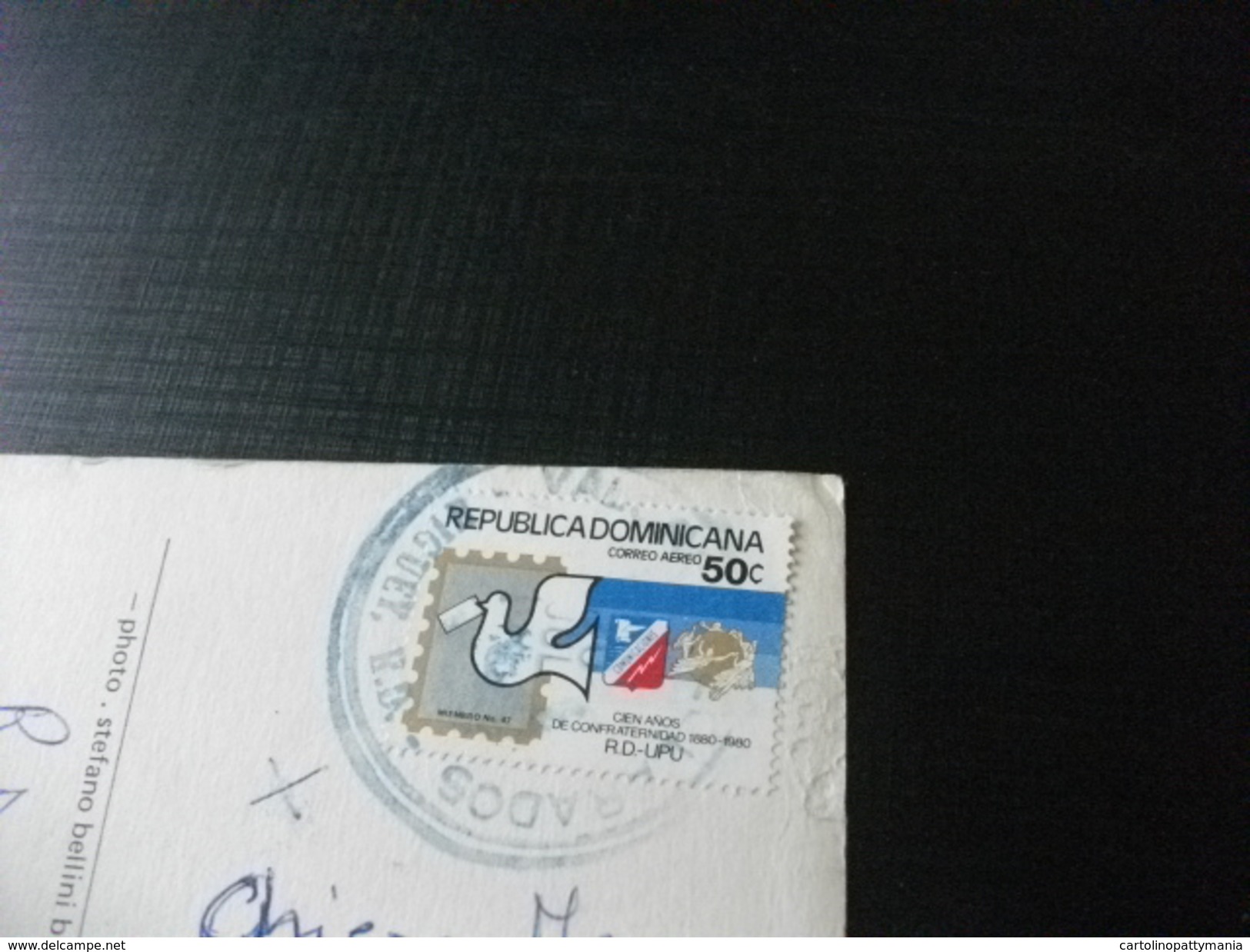 STORIA POSTALE FRANCOBOLLO COMMEMORATIVO REPUBBLICA DOMENICANA  BOCA CHICA - Dominica