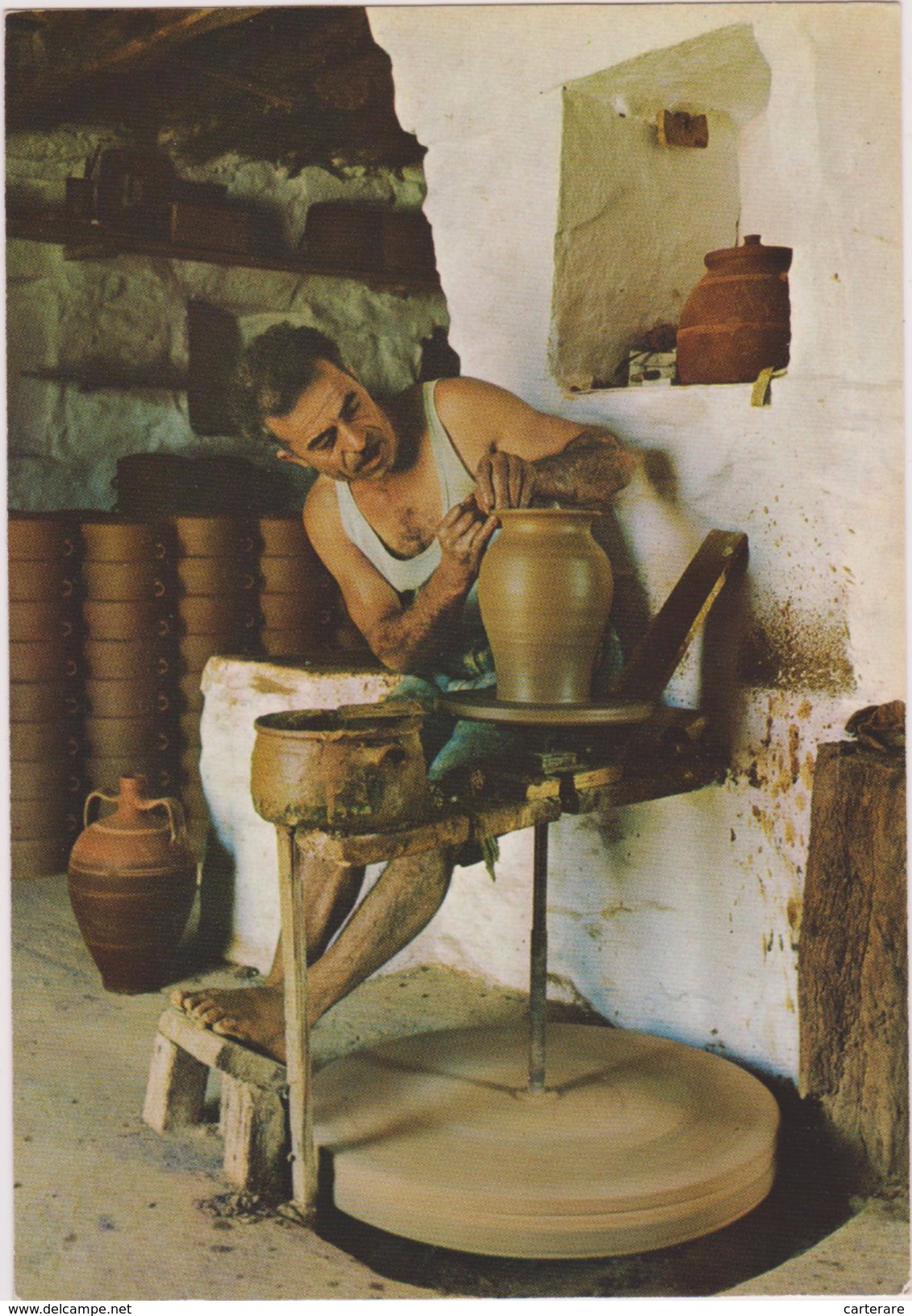 Grèce,greece,grecia,griechenland,JOB,CARTE METIER,POTIER,POTTER - Greece