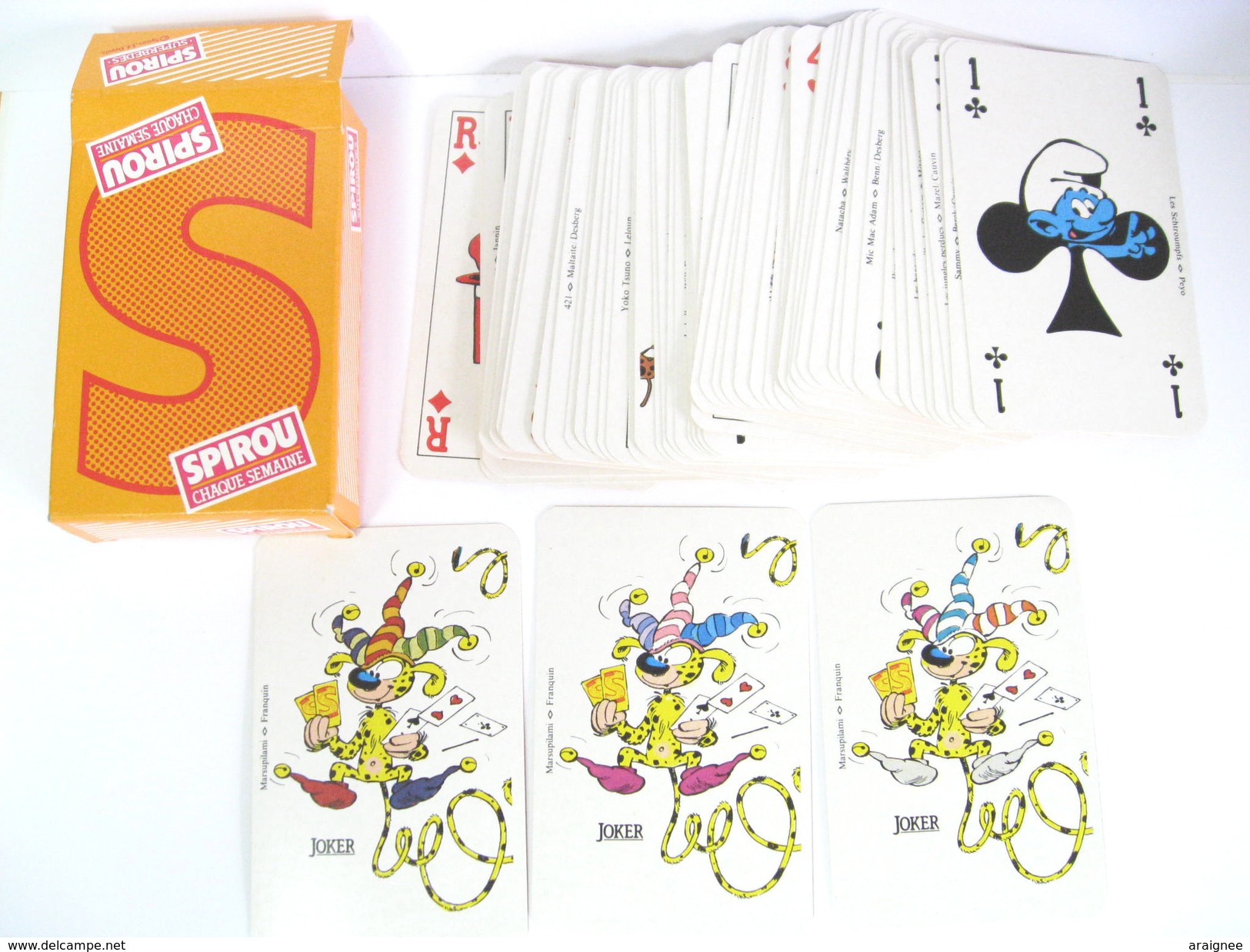 UN JEU DE 55 CARTES SPIROU (3 JOKERS) - 54 Cards