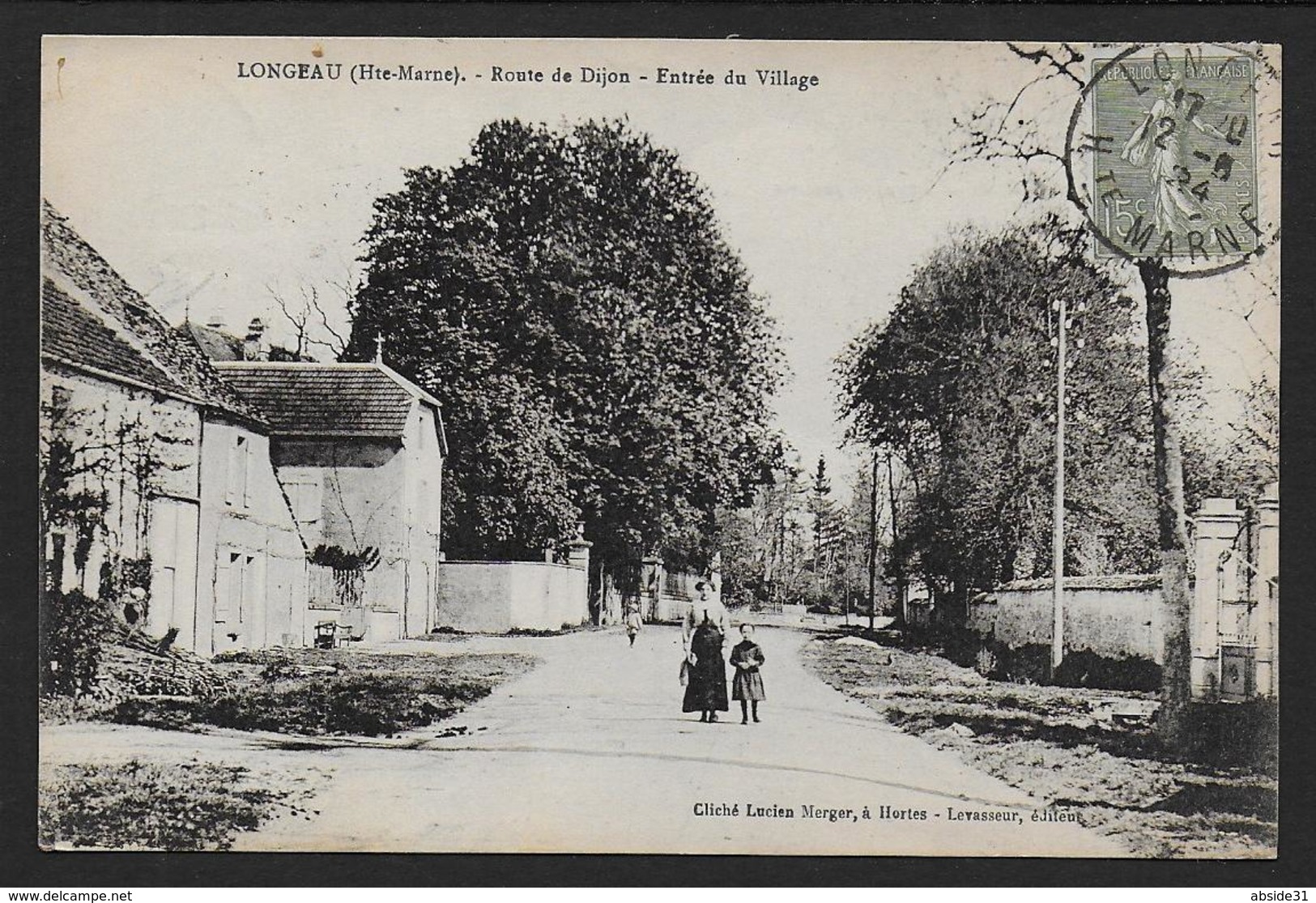 LONGEAU - Route De Dijon - Entrée Du Village - Le Vallinot Longeau Percey