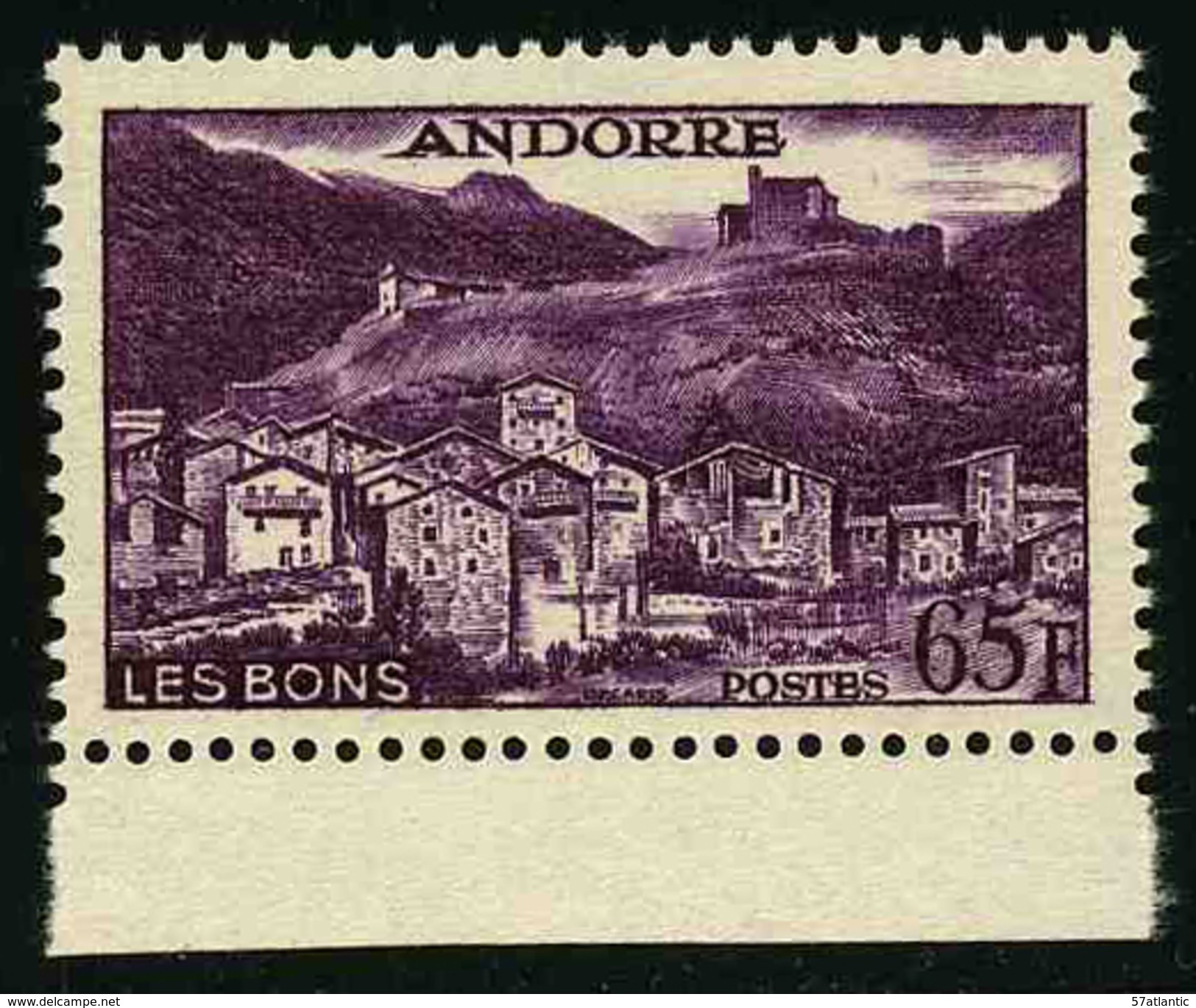 ANDORRE FRANCAIS - YT 152A ** - TIMBRE NEUF ** - Unused Stamps
