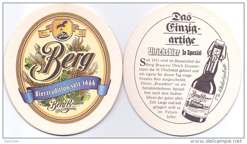 #D141-220 Viltje Berg Brauerei Ulrich Zimmermann - Portavasos