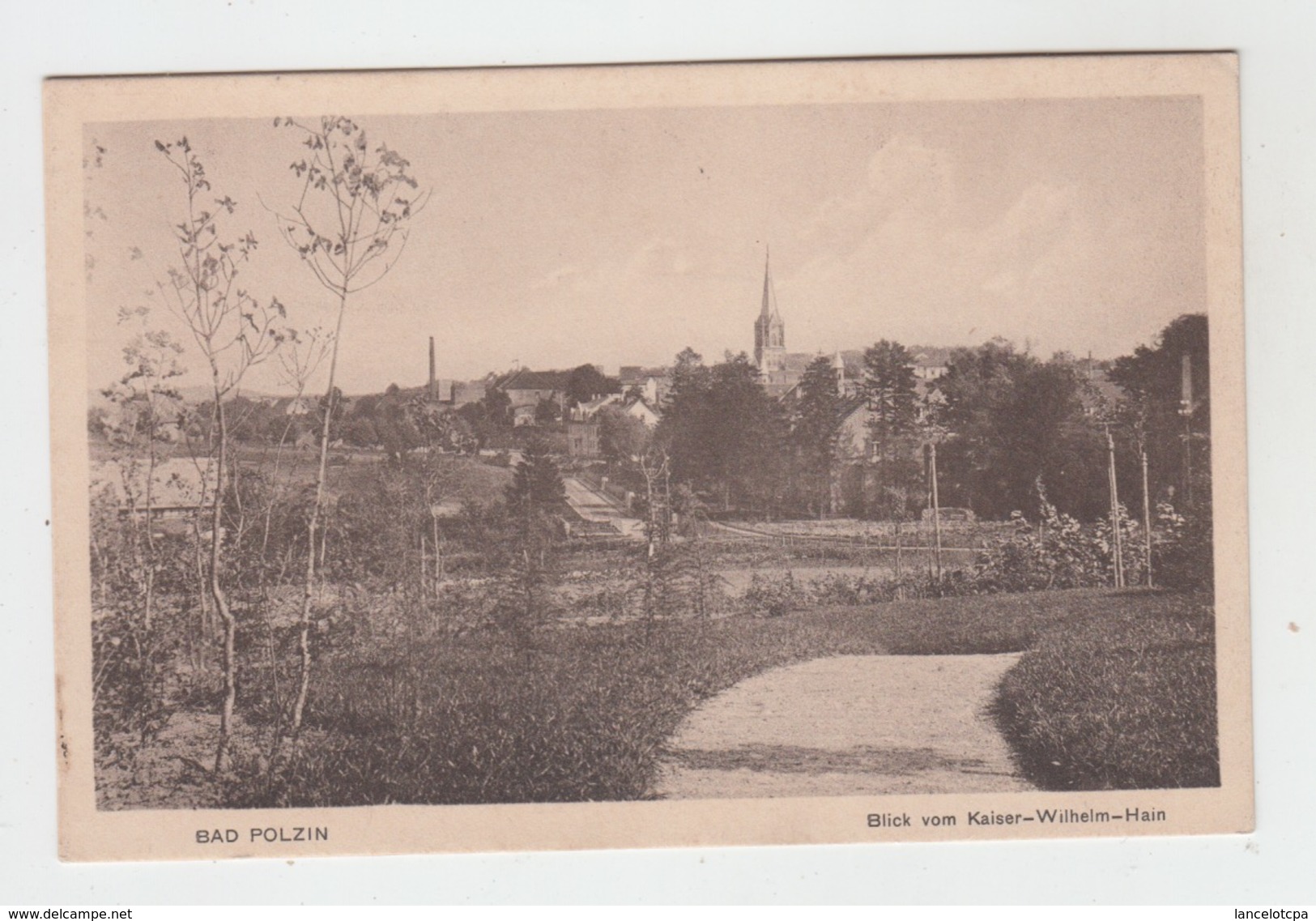 BAD POLZIN / BLICK VOM KAISER WILHELM HAIN - Greifswald