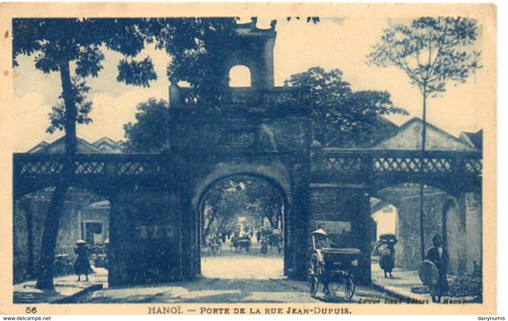 Vietnam        HANOÏ        Porte De La Rue Jean DUPUIS - Vietnam