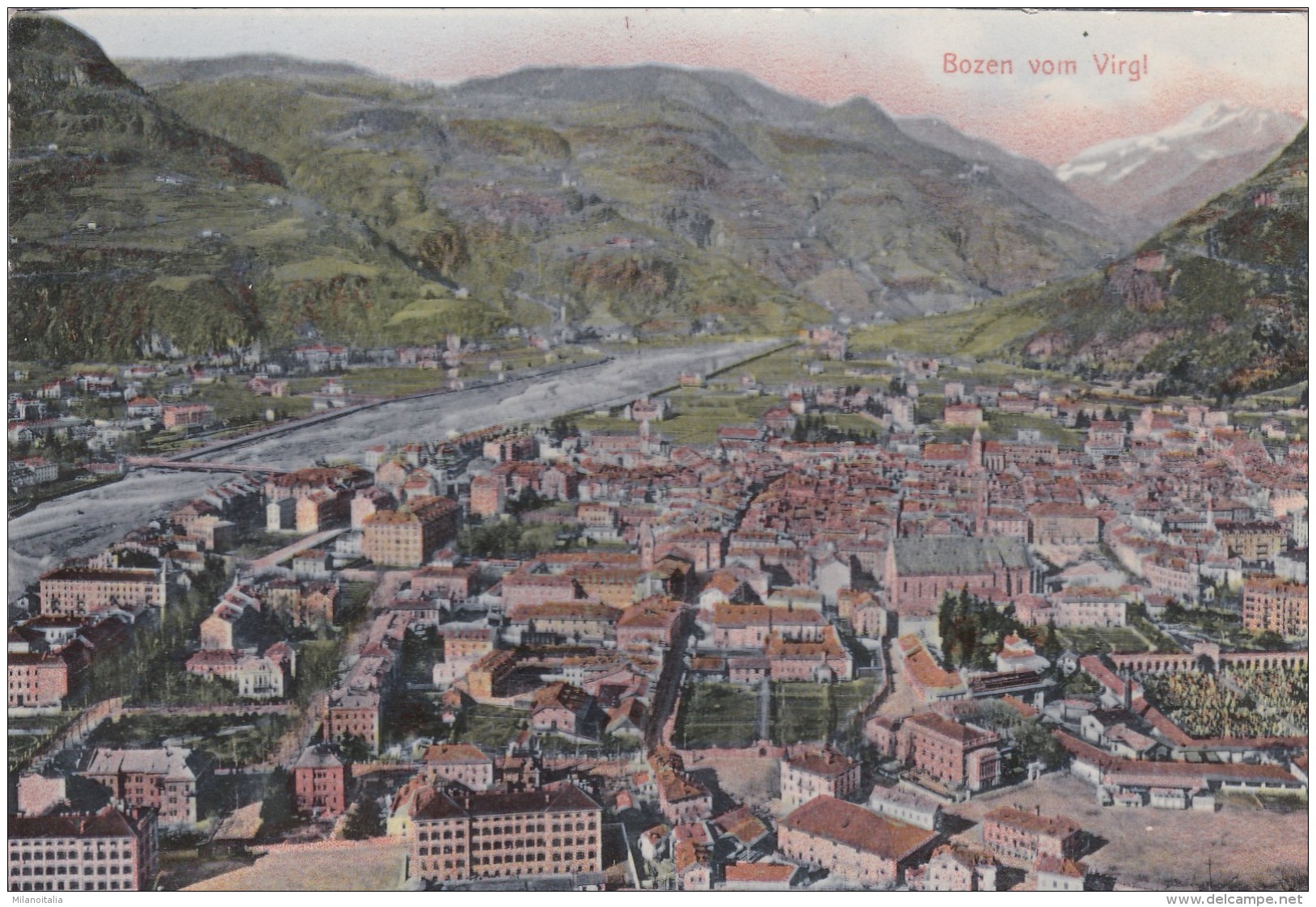 Bozen Vom Virgl (978) * 18. II. 1907 - Bolzano