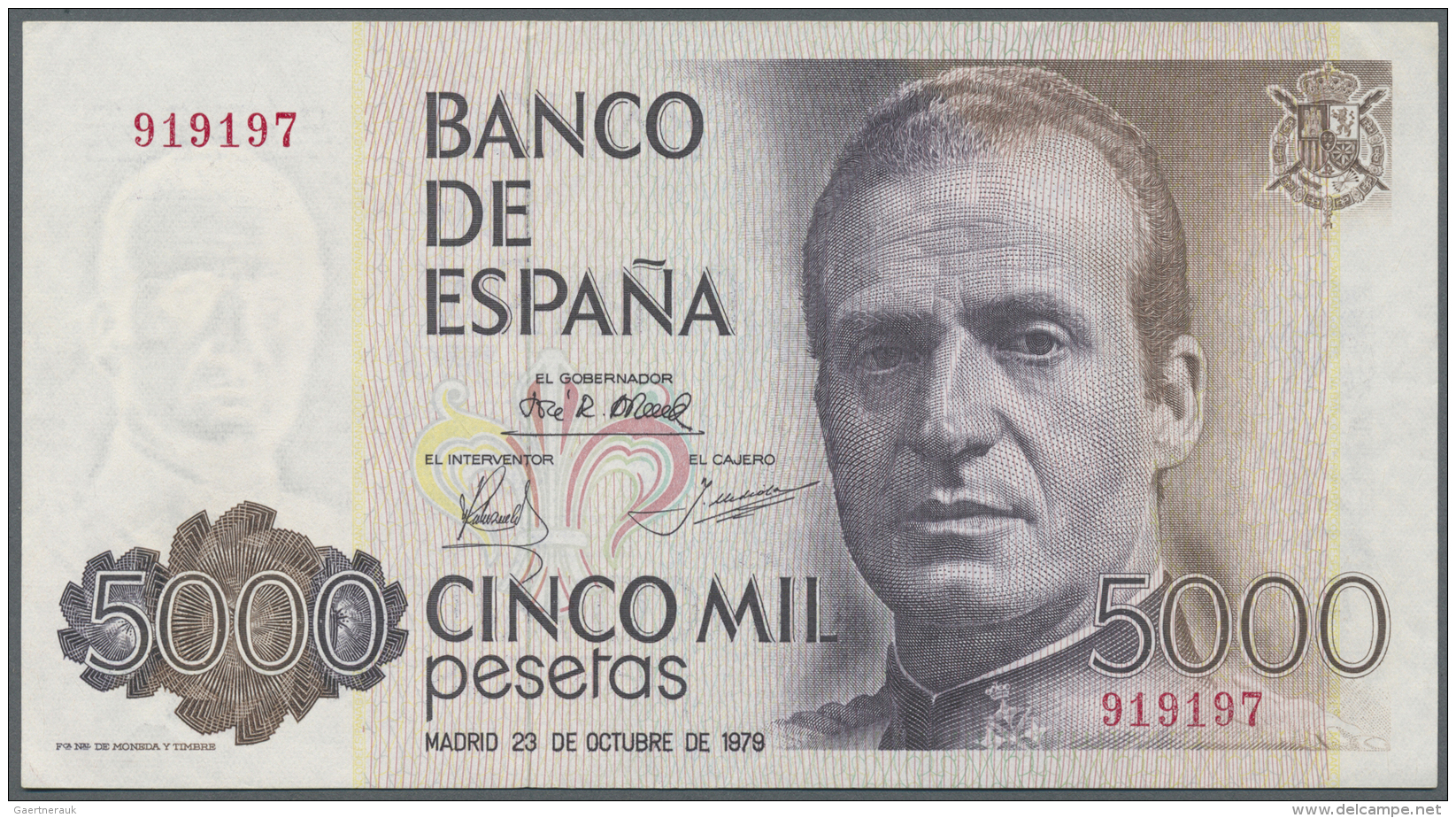 Spain / Spanien: 5000 Pesetas 1979 P. 160 In Condition: AUNC. - Autres & Non Classés