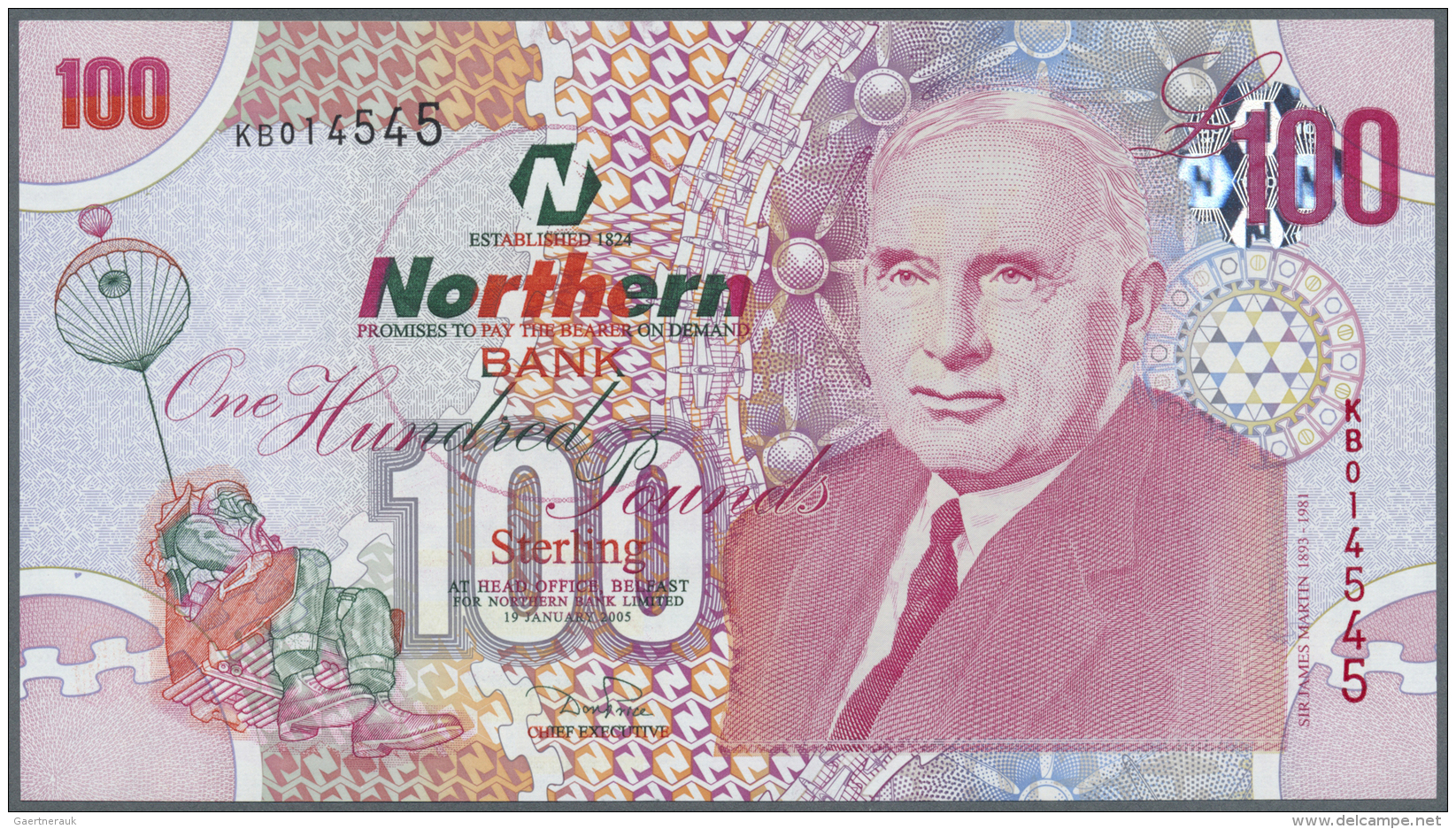 Northern Ireland / Nordirland: 100 Pounds 2005 P. 209a, Northern Bank Limited, In Condition: UNC. - Autres & Non Classés