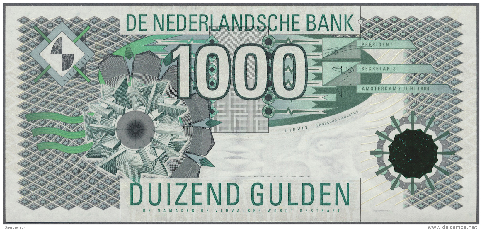 Netherlands / Niederlande: 1000 Gulden 1994 P.102, In Great Crisp Original Condition: UNC. - Autres & Non Classés