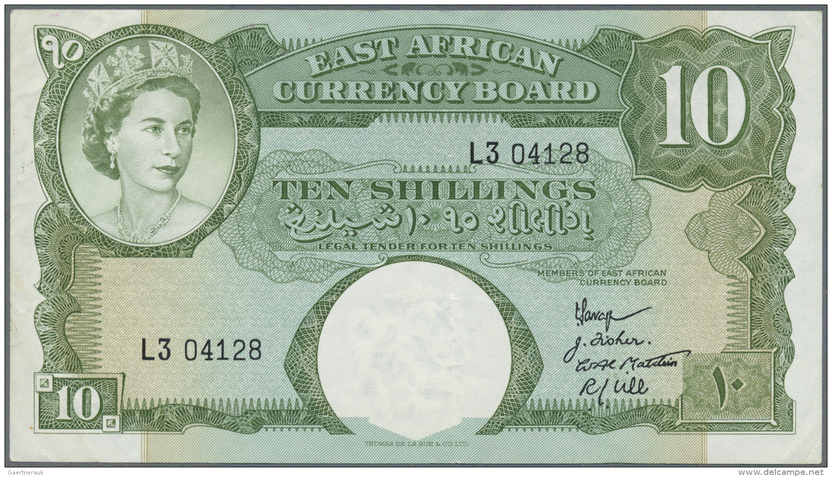 East Africa / Ost-Afrika: Pair Of The 5 And 10 Shillings ND(1958-60), P.37, 38. 5 Shillings In Perfect UNC Condition, 10 - Autres - Afrique