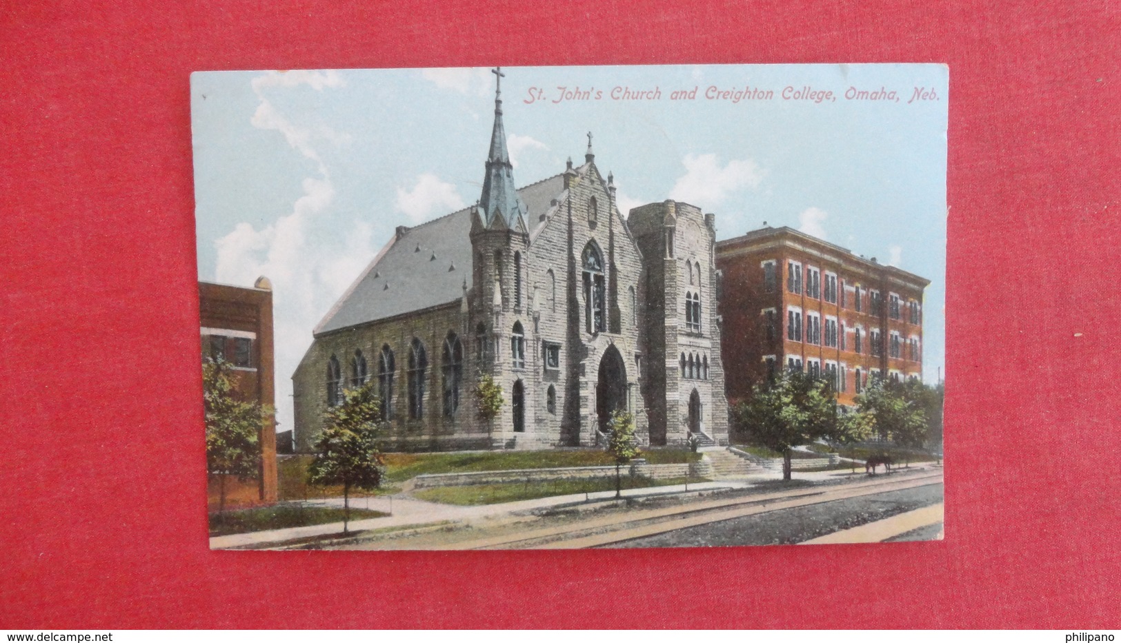 St John Church & Creighton College  Nebraska > Omaha Ref 2579 - Omaha