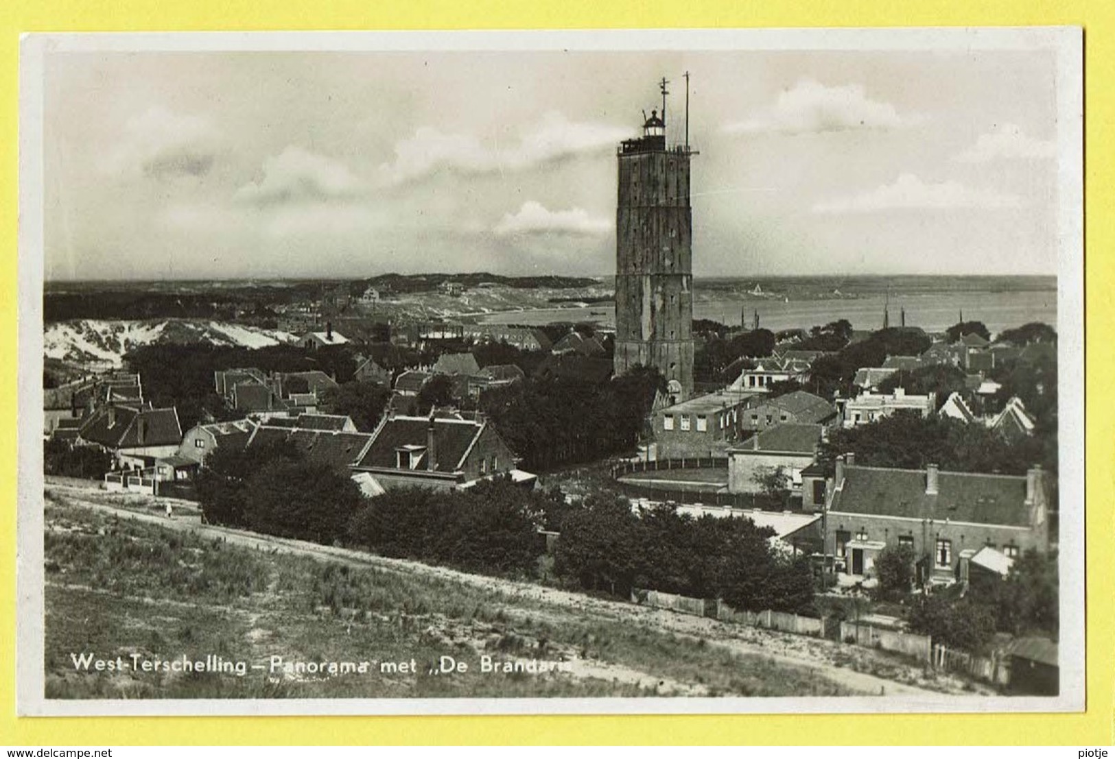 * West Terschelling (Friesland - Waddeneilanden - Nederland) * (Coerdes 648) Panorama, Vuurtoren, Phare, Rare - Terschelling