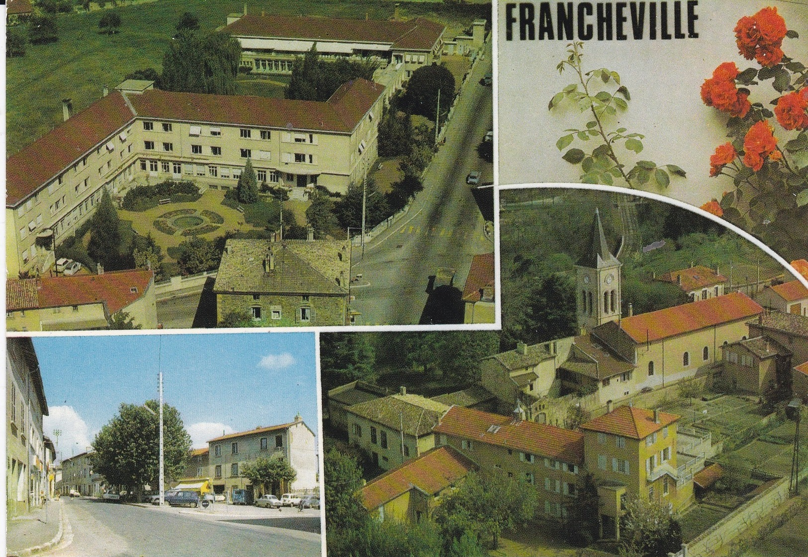 CPM De  FRANCHEVILLE  (69)  -  La Maisonnée, La Place, La Claire Maison Et L' Eglise   //  TBE - Autres & Non Classés