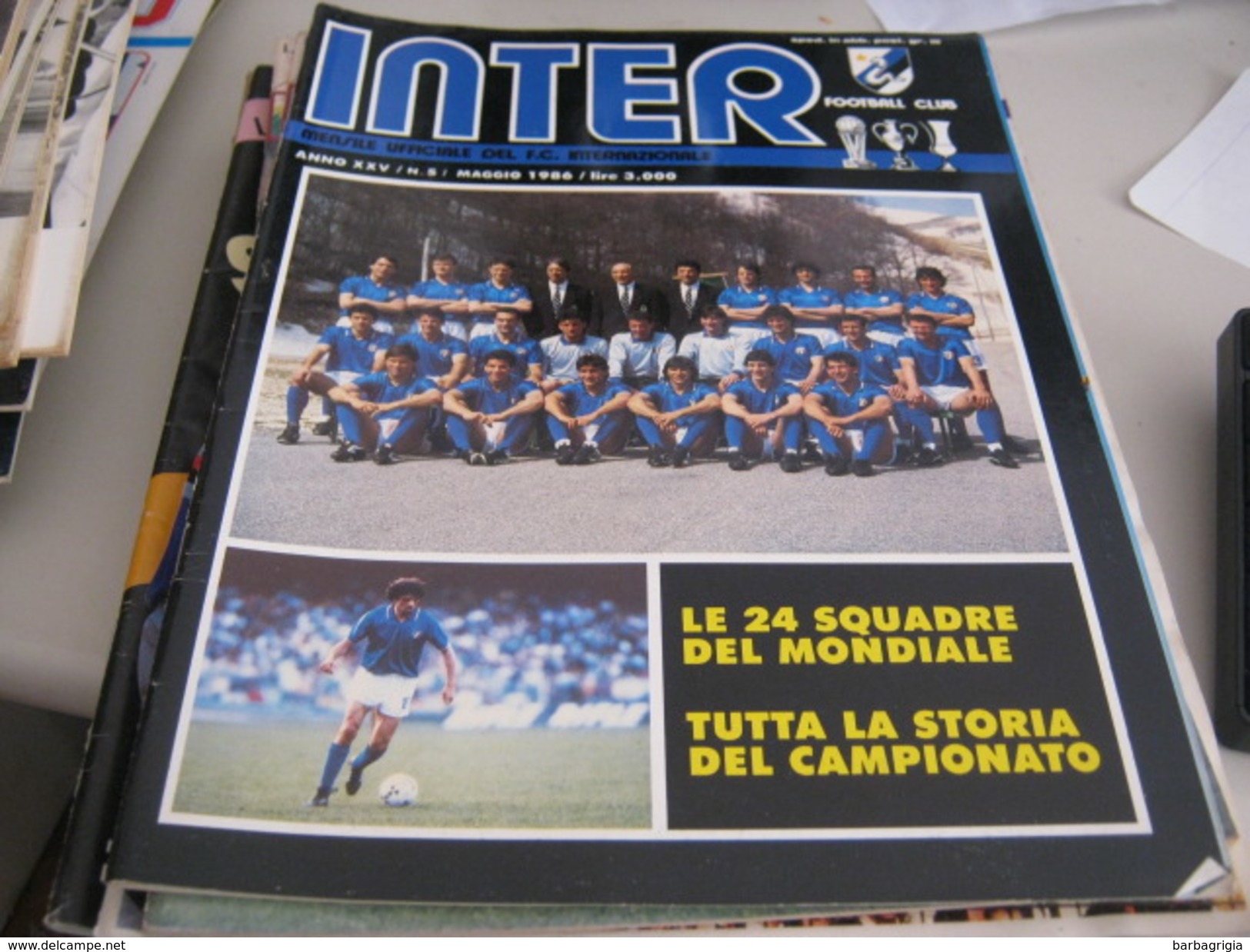 RIVISTA  INTER 5 MAGGIO 1986 - Sport