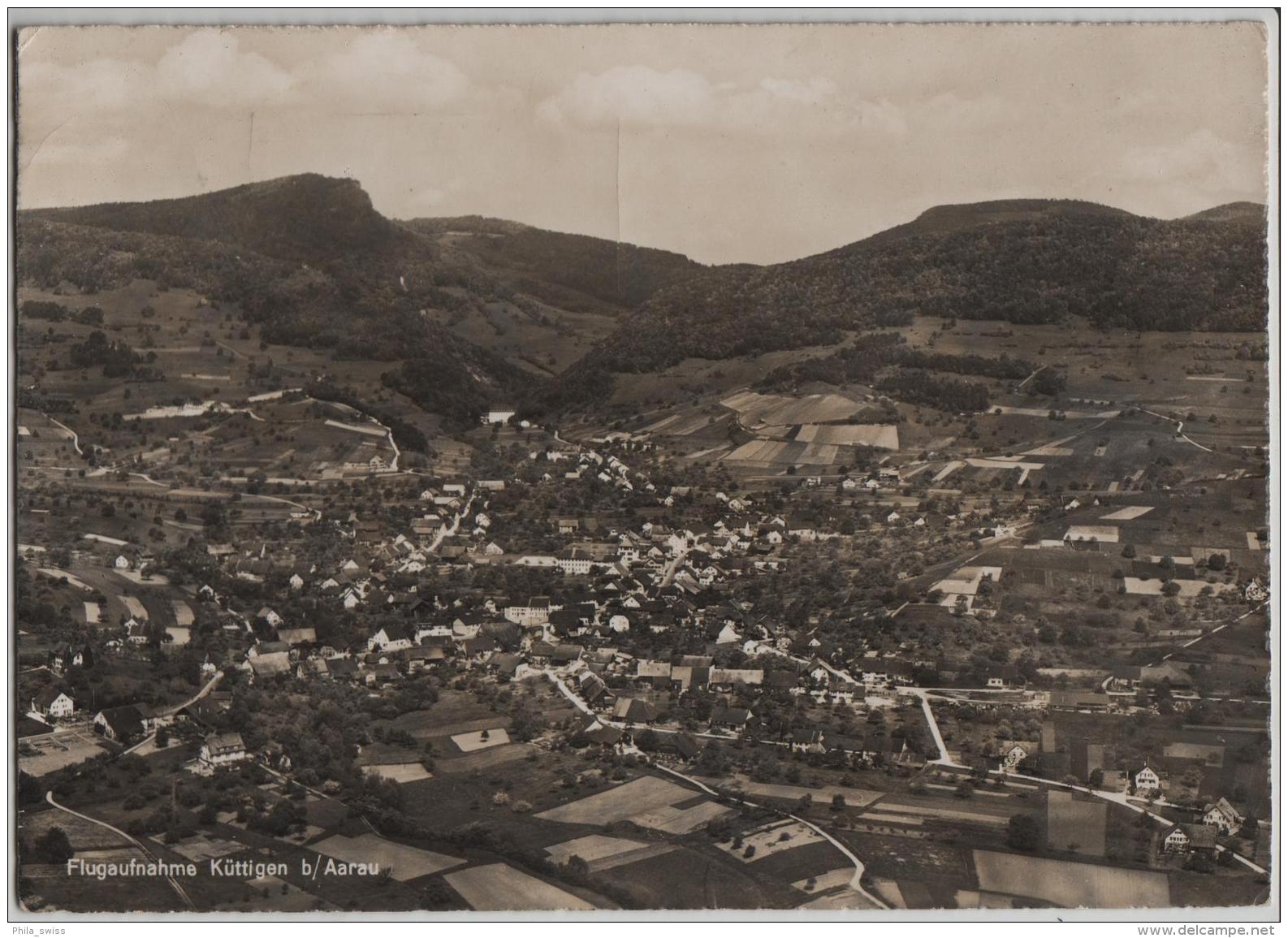 Flugaufnahme Küttigen Bei Aarau - Swissair Photo - Autres & Non Classés