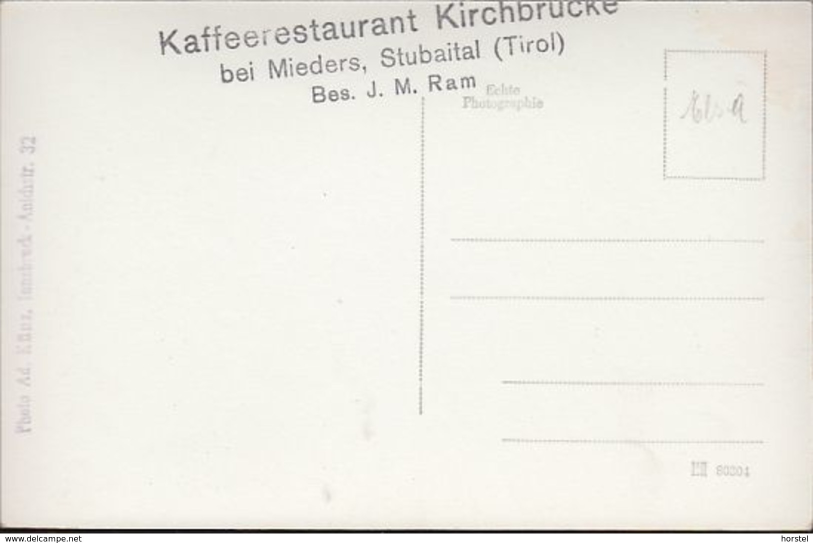 Austria - 6142 Mieders , Kirchbrücke Im Stubaital- Kaffeerestaurant  Kirchbrücke - Mutters