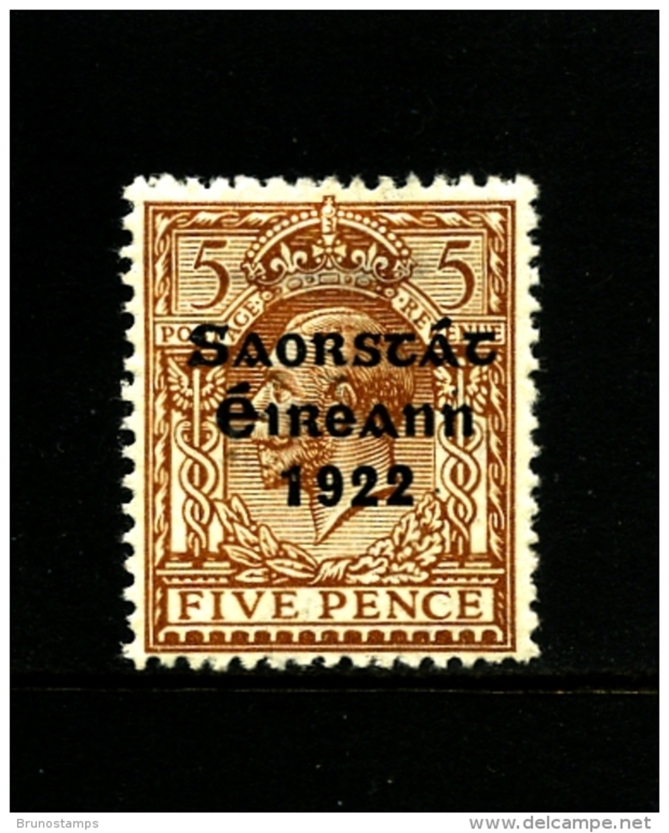 IRELAND/EIRE - 1922  5 D. FREE STATE  MINT  SG 59 - Nuovi