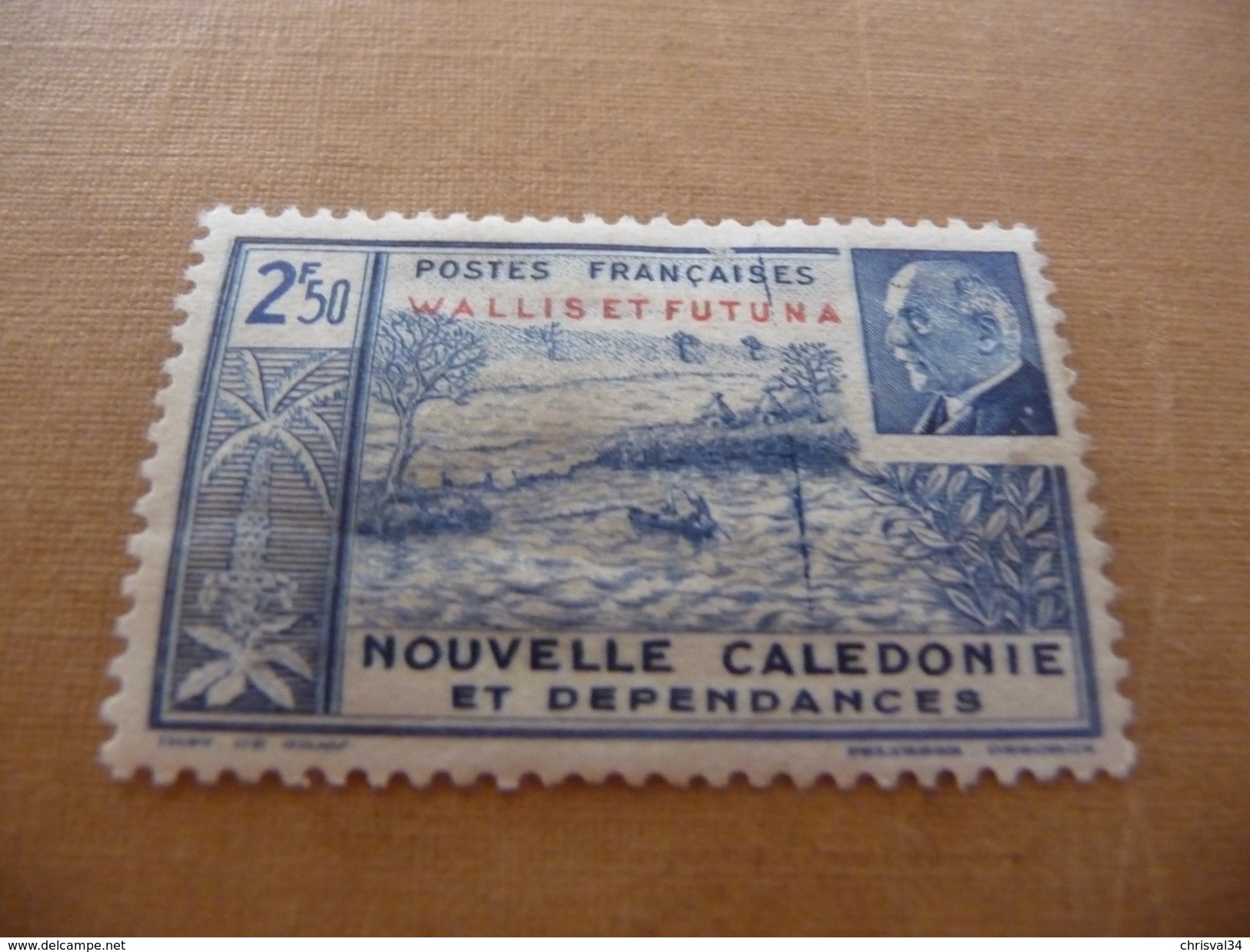 TIMBRE  WALLIS-ET-FUTUNA   N  91     COTE  1,50  EUROS  NEUF  SANS  GOMME - Unused Stamps