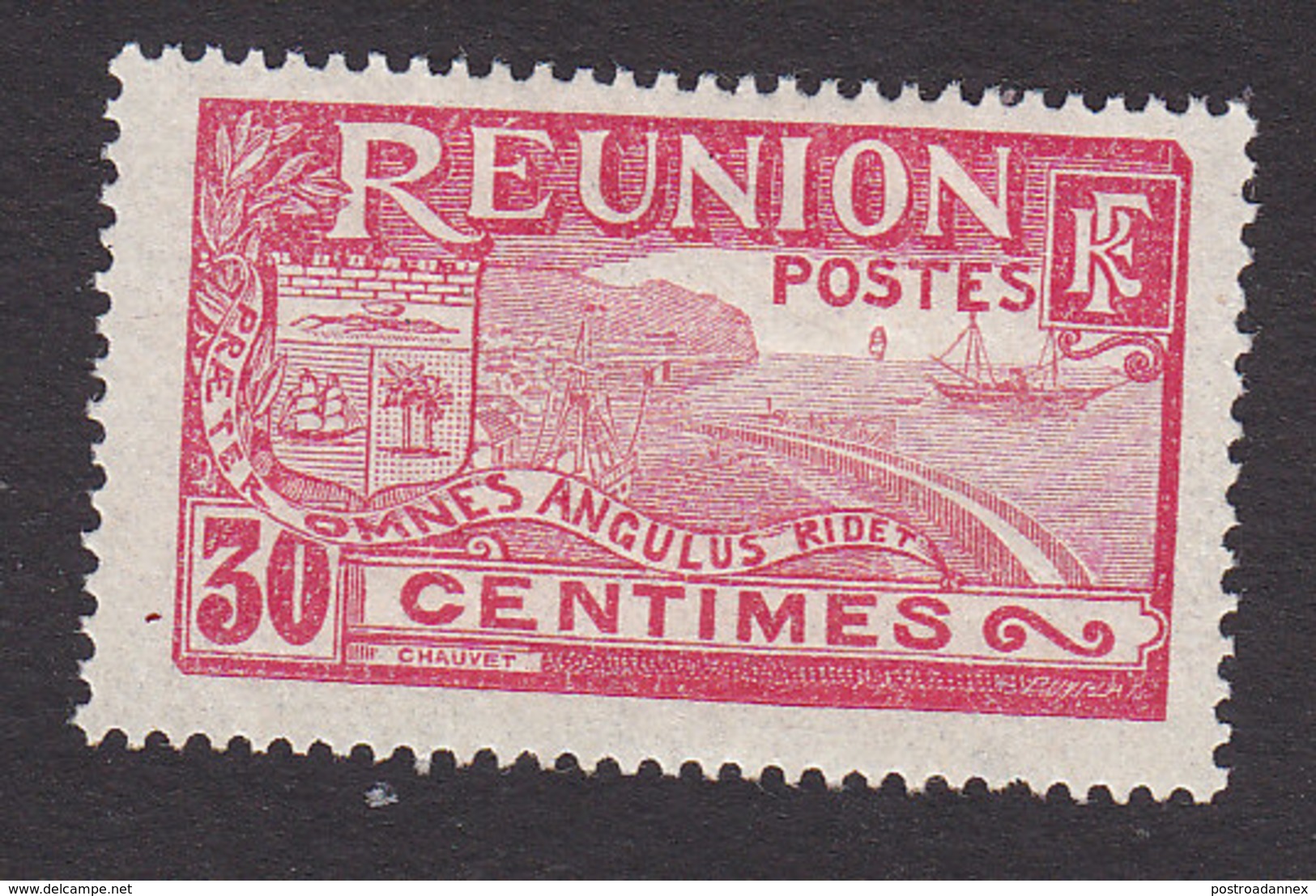 Reunion, Scott #75, Mint No Gum, Scenes Of Reunion, Issued 1922 - Unused Stamps