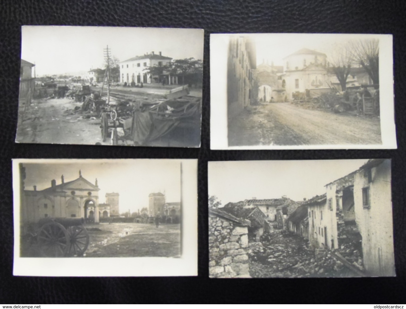 Italy Other 35 Photo Militare 1917 4 Pezzi Stazione Station - Altri & Non Classificati