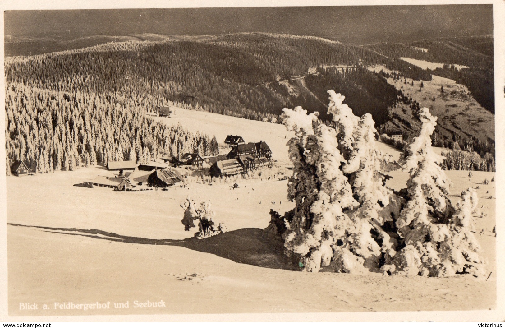 SEEBUCK  -  BLICK A. FELDBERGERHOF UND SEEBUCK  -  Novembre 1940 - Lahr