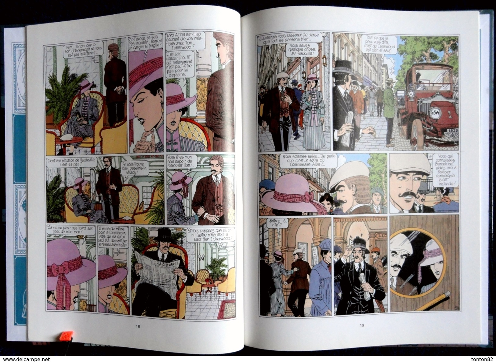 Carin - Rivière - Borile - Victor Sackville - Tome 6 - L'otage De Barcelone - Éditions Du Lombard - ( E.O. 1991 ) . - Victor Sackville