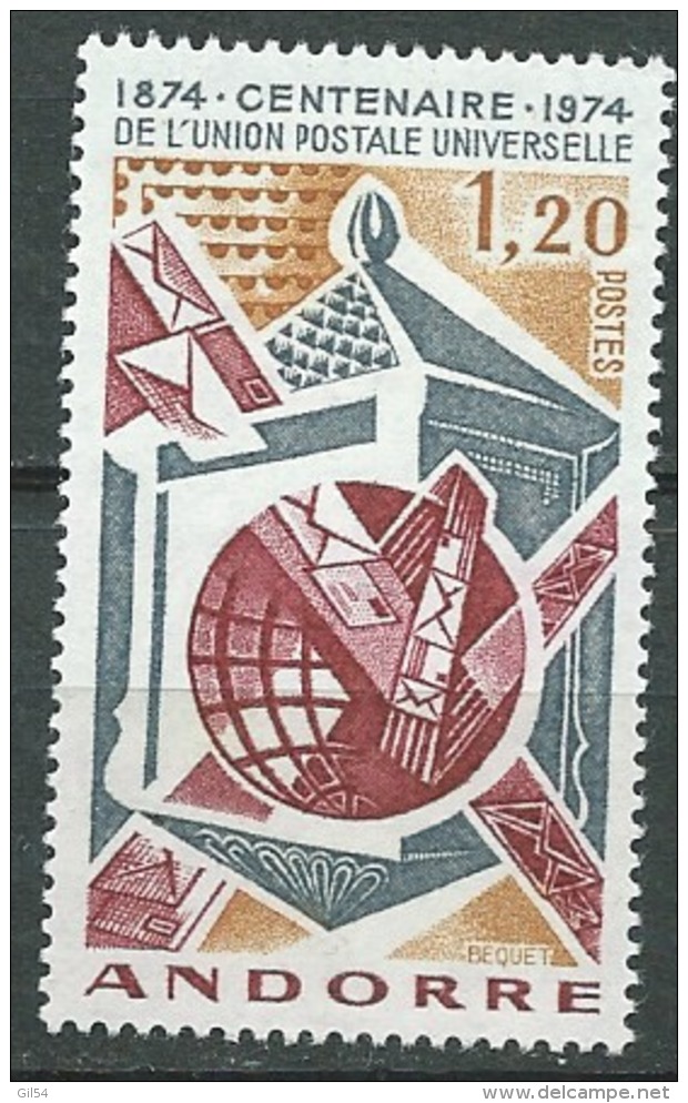 Andorre Français - Yvert N° 242 **   Bce4113 - Unused Stamps