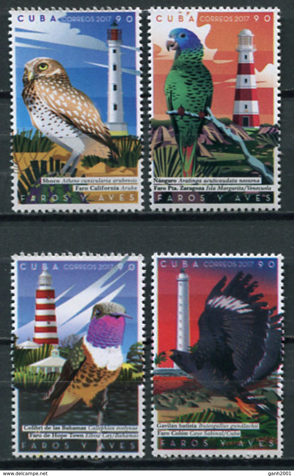 Cuba 2017 / Birds Lighthouses MNH Aves Faros Vögel Leuchttürme Oiseaux / Cu3600  18 - Leuchttürme