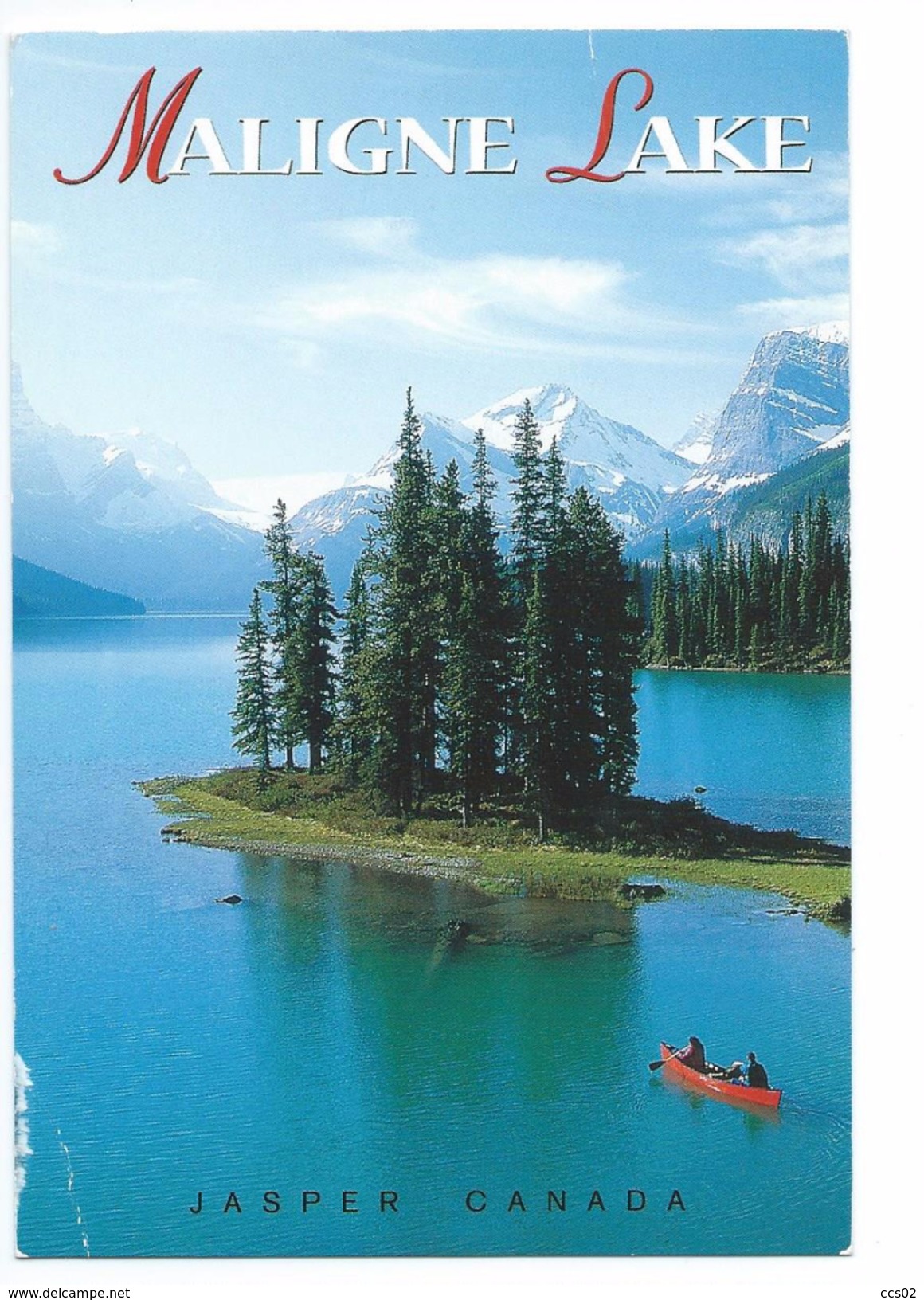 Maligne Lake Jasper Canada - Cartes Modernes