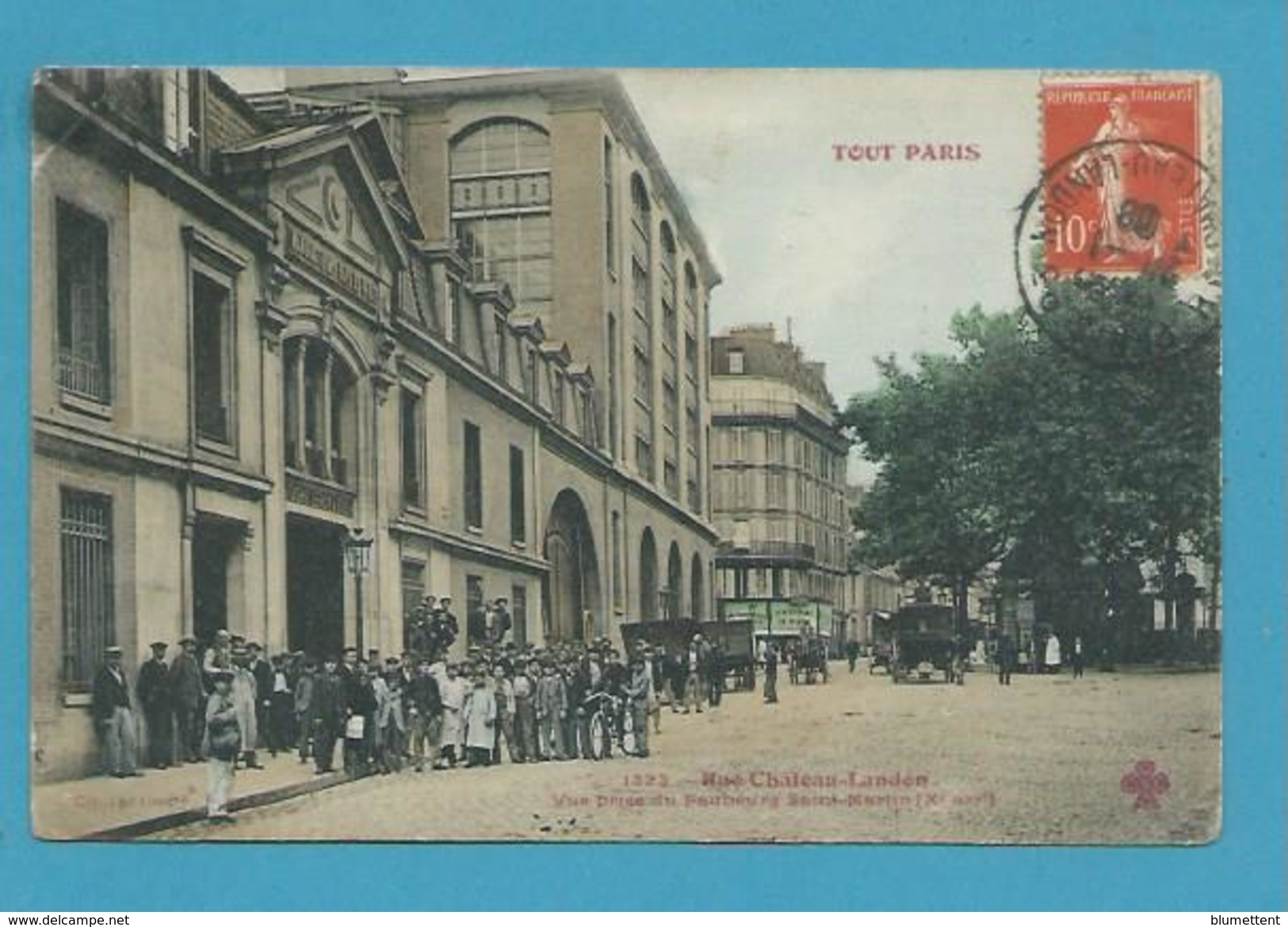 CPA 1323 TOUT PARIS - Rue Château Landon (Xème Arrt.) Coll. FLEURY - Arrondissement: 10