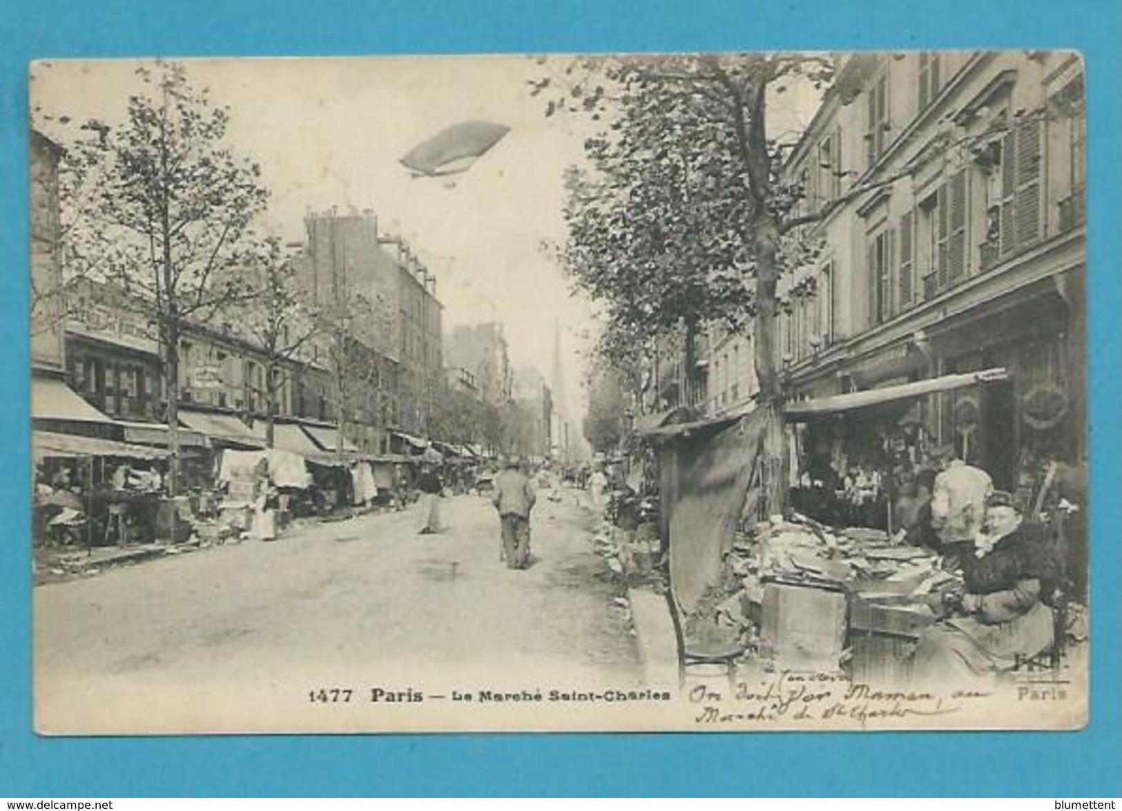 CPA 1477 - Le Marché Saint-Charles PARIS Collection FLEURY - Straßenhandel Und Kleingewerbe